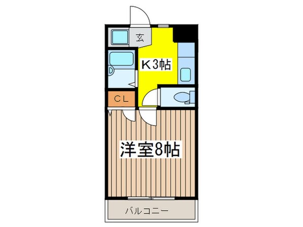 岩戸北高根マンションの物件間取画像